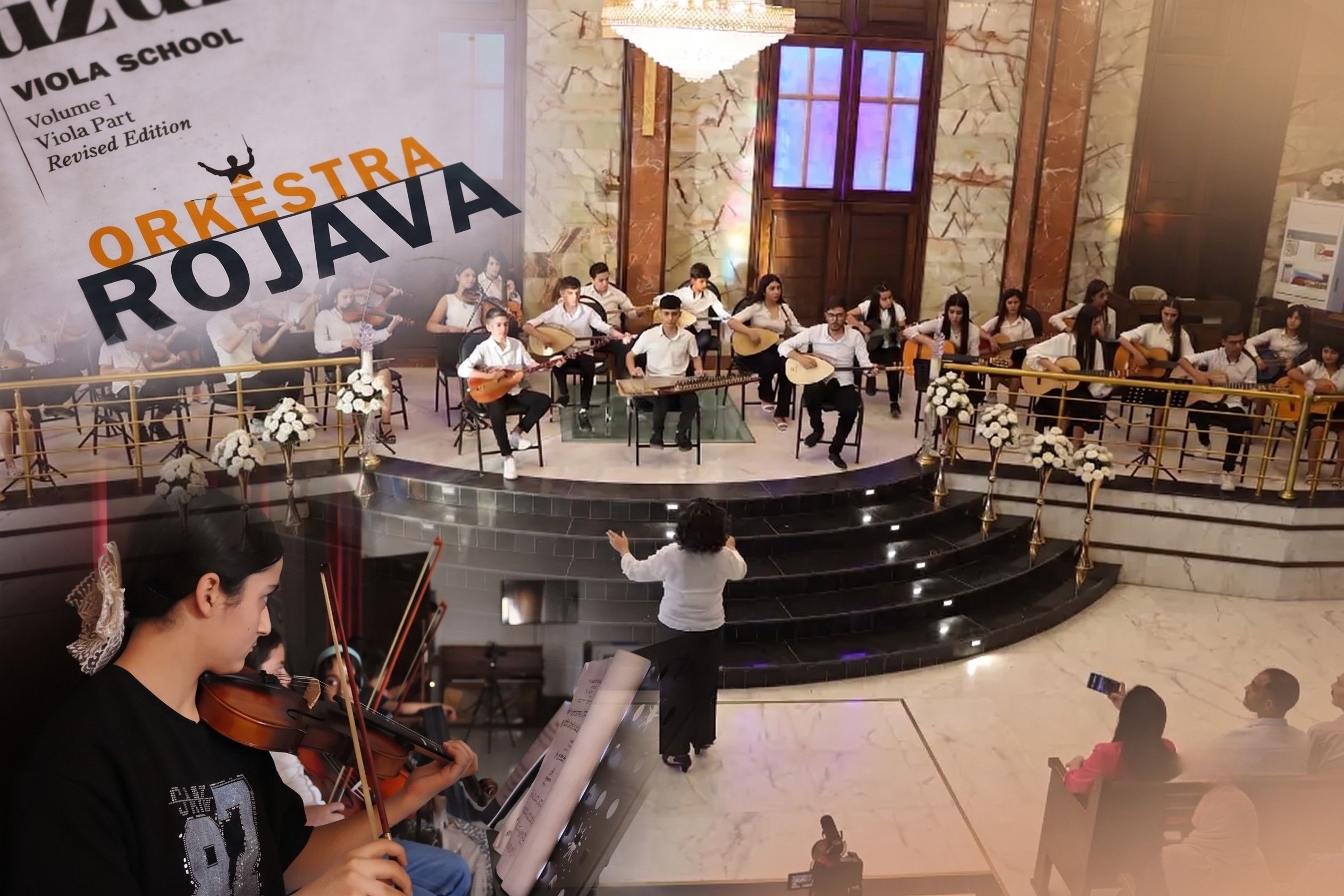 Rojava Orkestrası 9 yıldır yeni bir müzik nesli yetiştiriyor