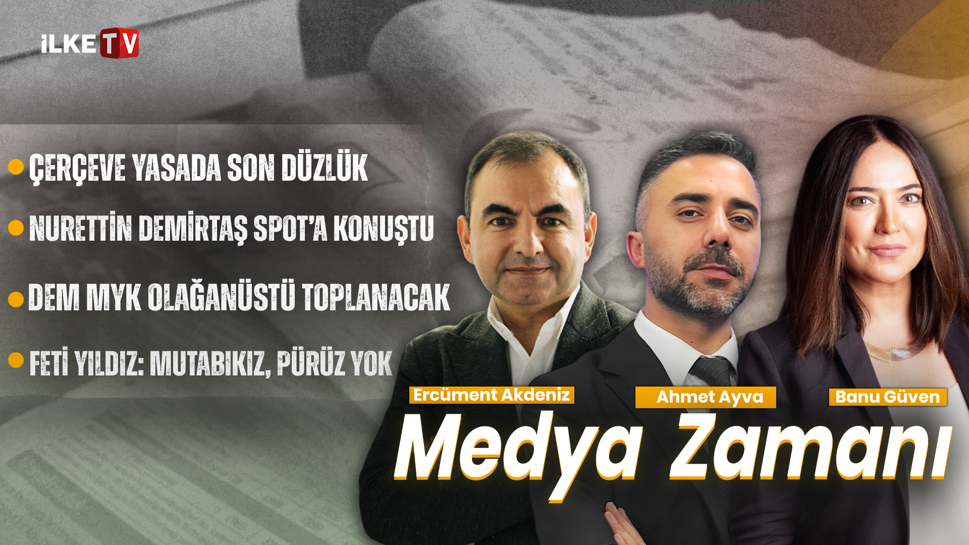 📹Çerçeve yasada son düzlük