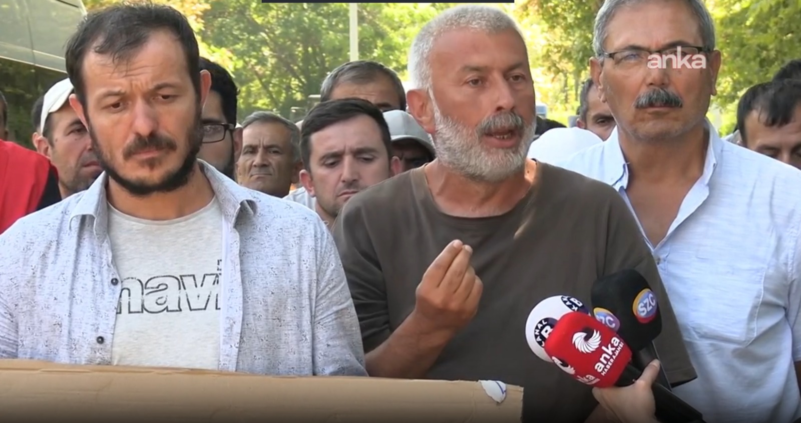 Doruk maden işçileri “Erdi Kahveci için yastayız” dedi, baretlerini yere vurmadı