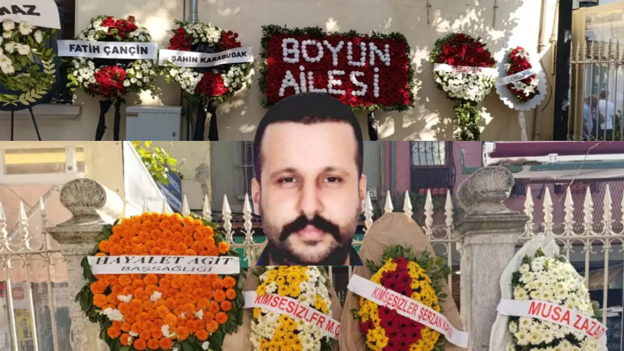 Barış Boyun’un annesinin cenaze törenine ‘yeni nesil’ çetelerden çelenk