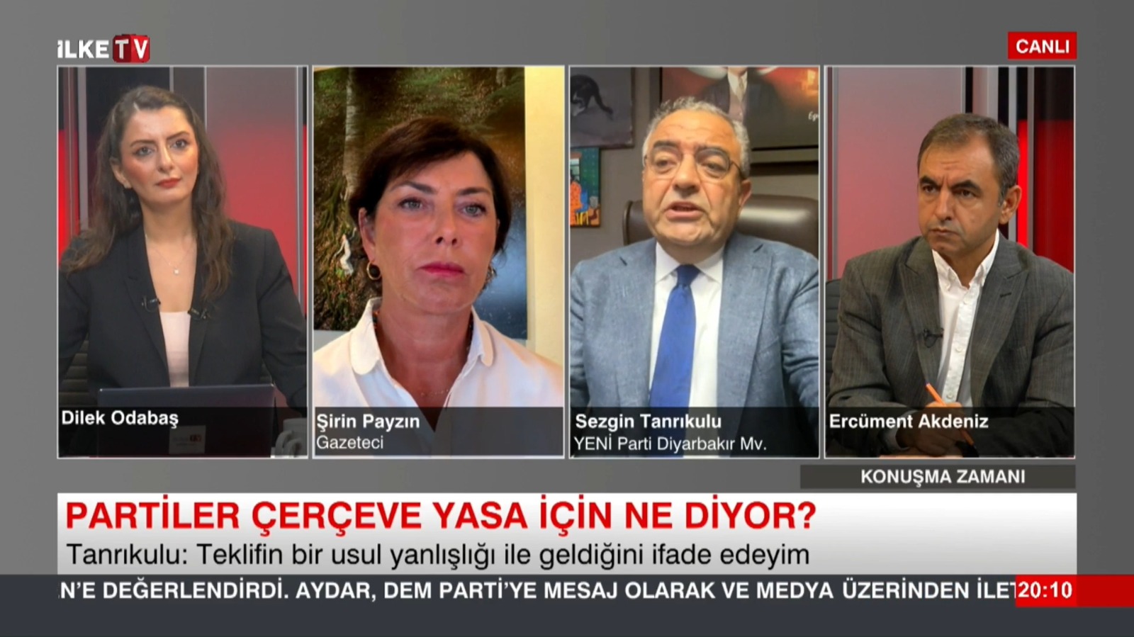 Sezgin Tanrıkulu’ndan ‘Çerçeve Yasa’ mesajı: ‘Üzerimize düşen sorumluluk neyse eleştirilerimize rağmen yapacağız’