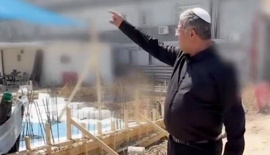 Bakan Ben- Gvir video paylaştı: İsrail’de Filistinliler için idam tesisi inşa ediliyor