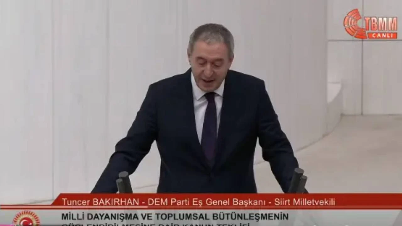 Bakırhan Çerçeve Yasa görüşmelerinde konuştu: ‘Bu süreç varlığımızın hukukla buluşmasıdır’