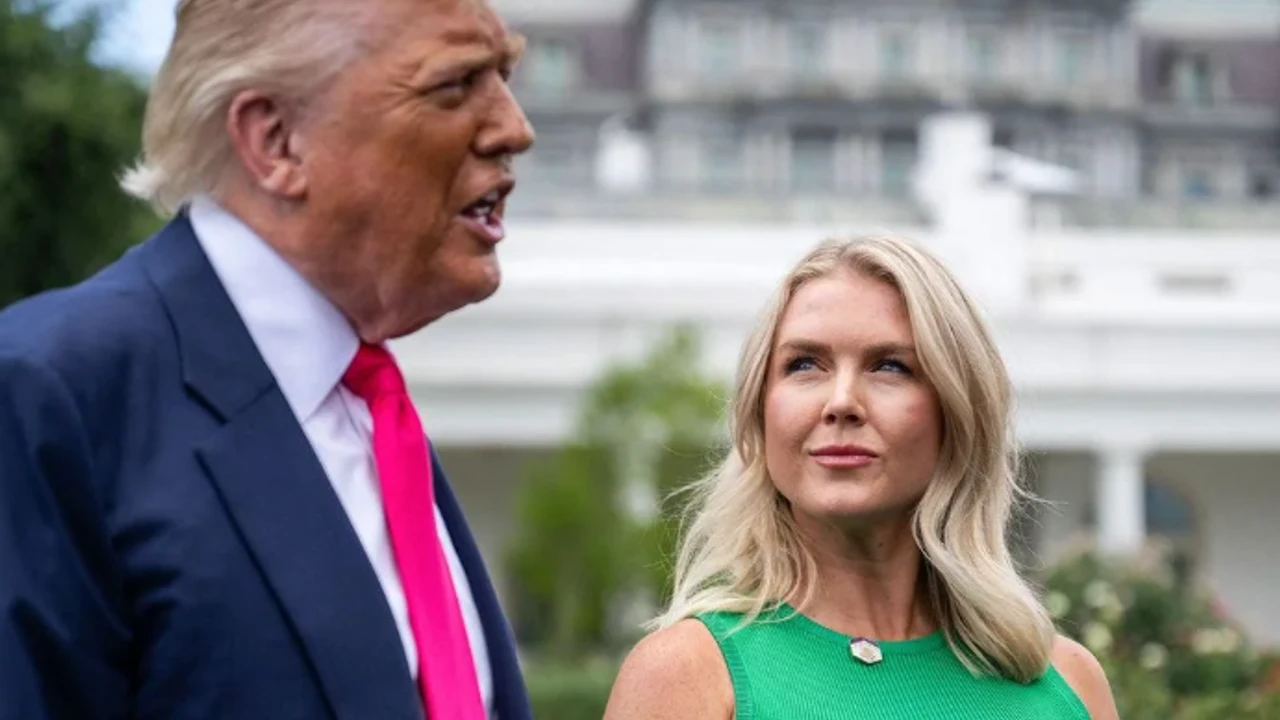 Trump açıkladı: Beyaz Saray Sözcüsü Leavitt görevinden ayrılıyor