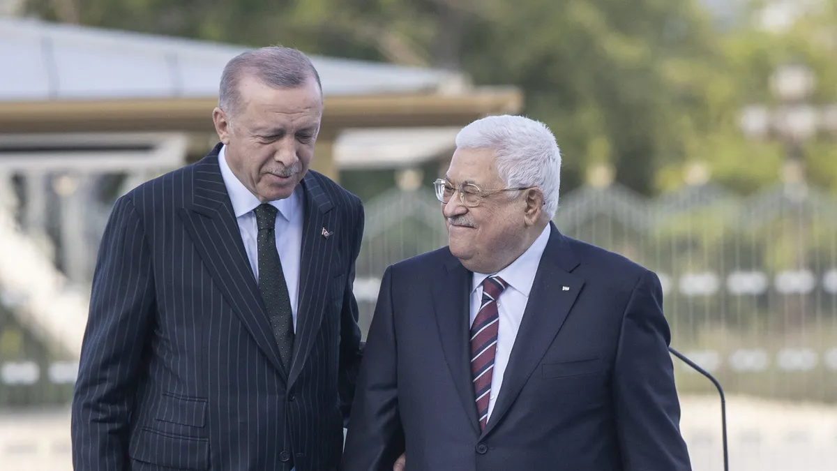 Filistin Devlet Başkanı Abbas resmi temaslar için Ankara’da