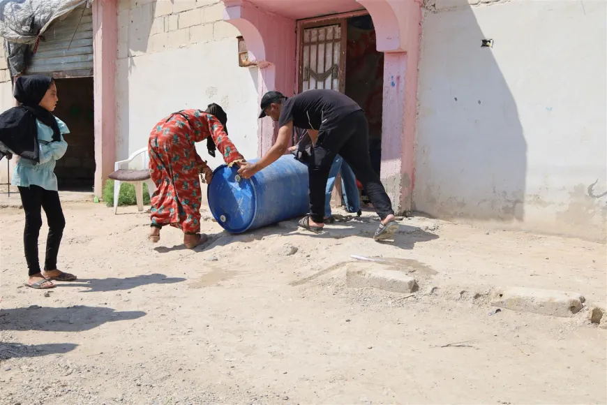 Elok İstasyonu suyu Haseke’nin tüm mahallelerine ulaşmadı: Halk tankerlerden su alıyor