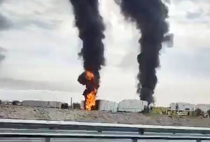 Rusya’nın Ukrayna saldırılarında Odesa ve Zaporijya’da yangın çıktı