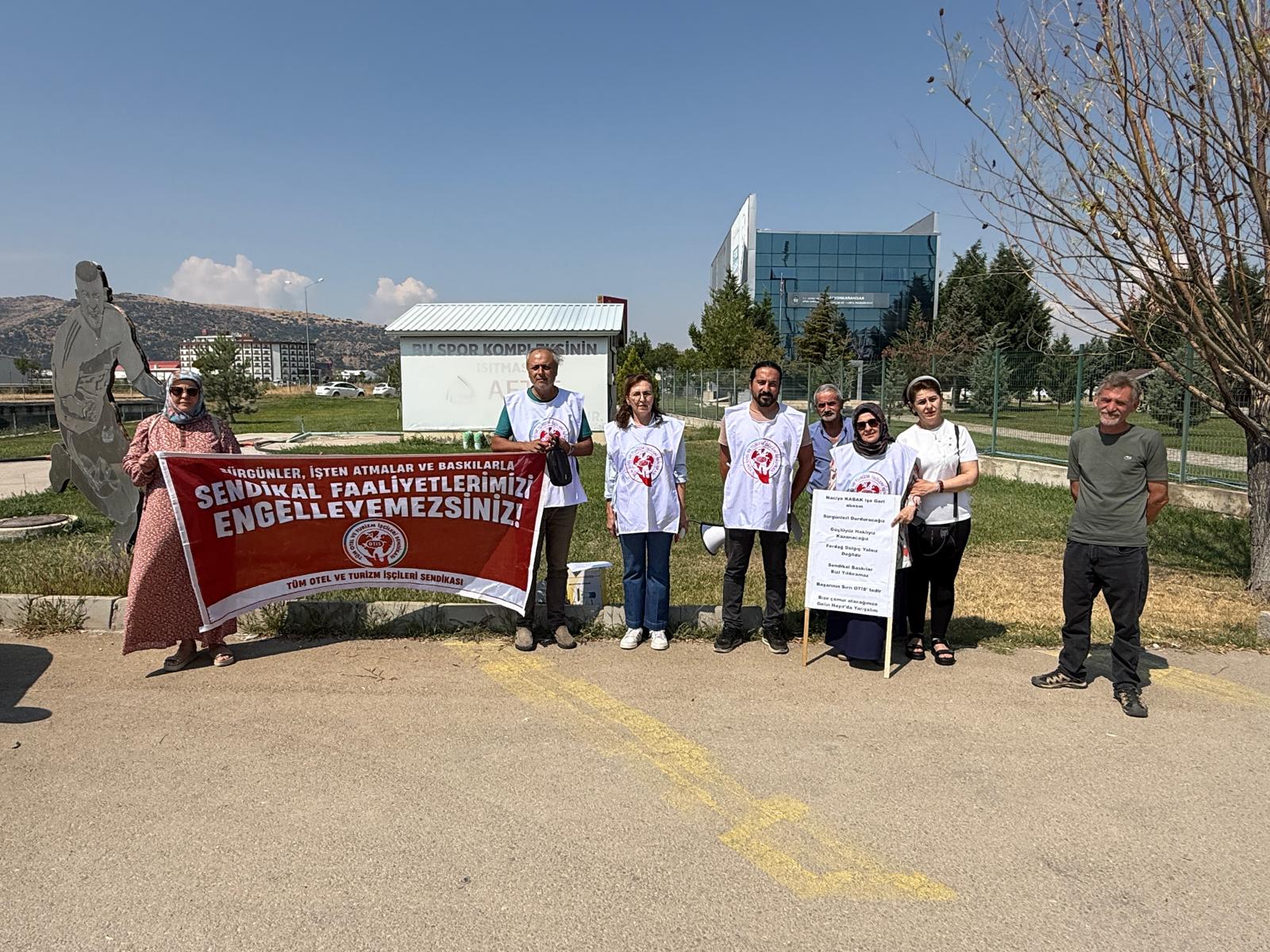 OTİS’ten Afyonkarahisar’da işçilerin sendikal hakları ve iş koşulları için açıklama