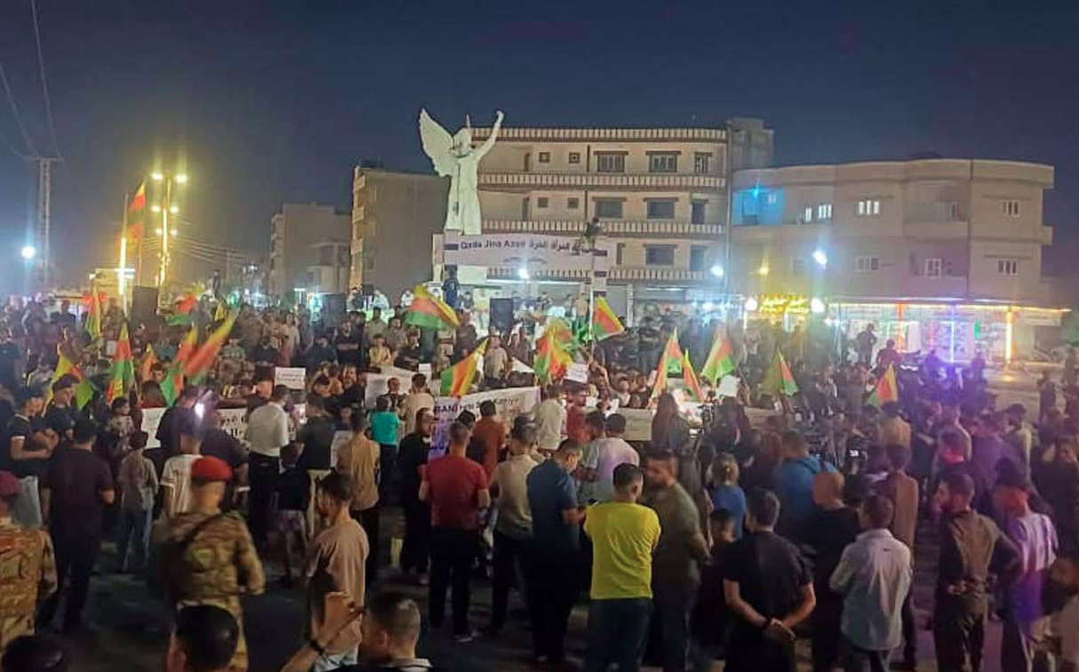 Serekaniye’ye dönüş konvoyuna saldırı: Haseke ve Kobani’de protesto