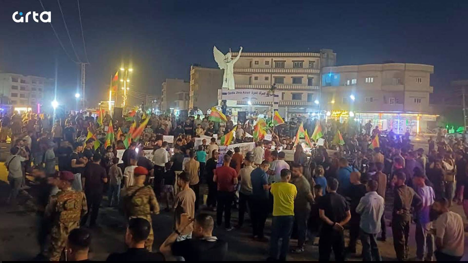 Serekaniye’ye dönüş konvoyuna saldırı: Haseke ve Kobani’de protesto