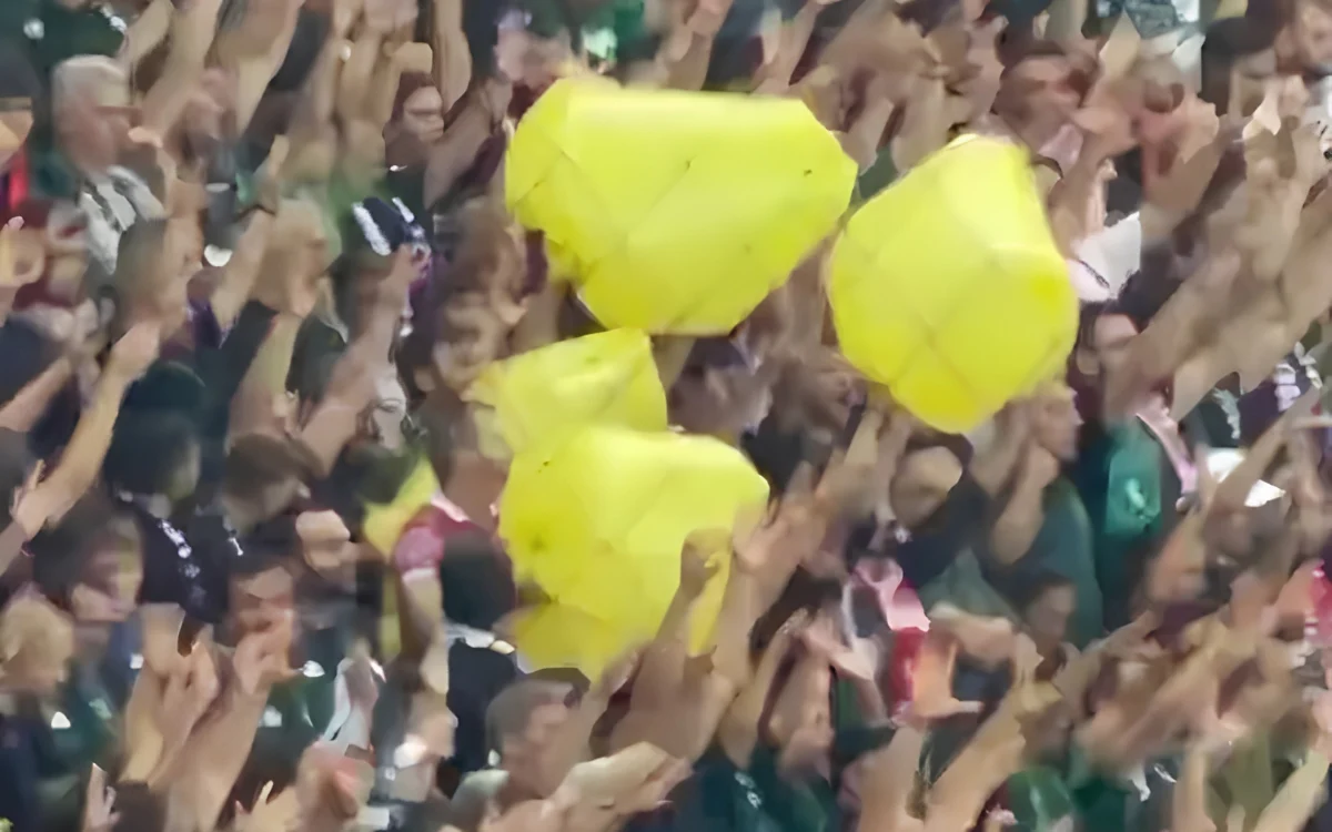 Amedspor maçında ‘sarı’ torba sallayan 5 taraftar hakkında gözaltı kararı