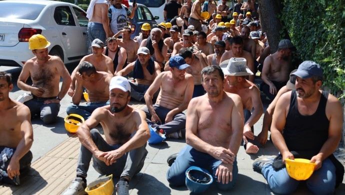 Madencilerin direnişi 10’uncu gününde sürüyor