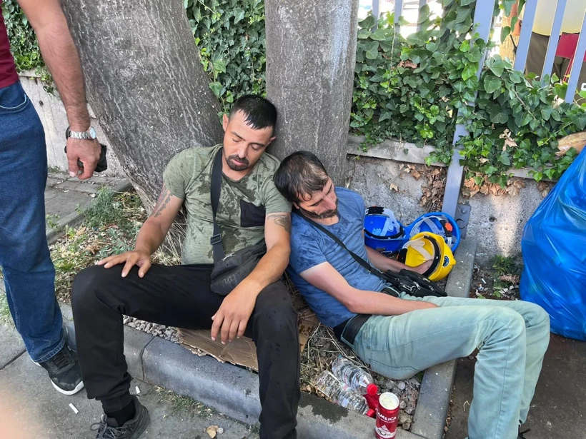 Enerji Bakanlığı önünde madencilere gözaltı