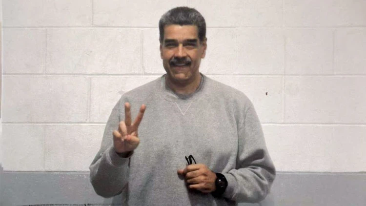ABD’de alıkolunan Maduro’nun gözaltı merkezindeki fotoğrafları paylaşıldı