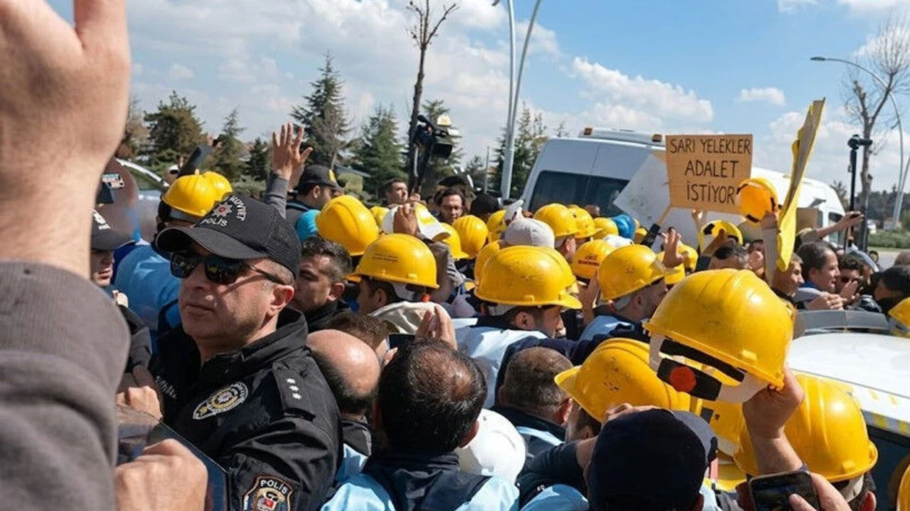 Enerji Bakanlığı önündeki eylemde gözaltına alınan madenciler serbest bırakıldı