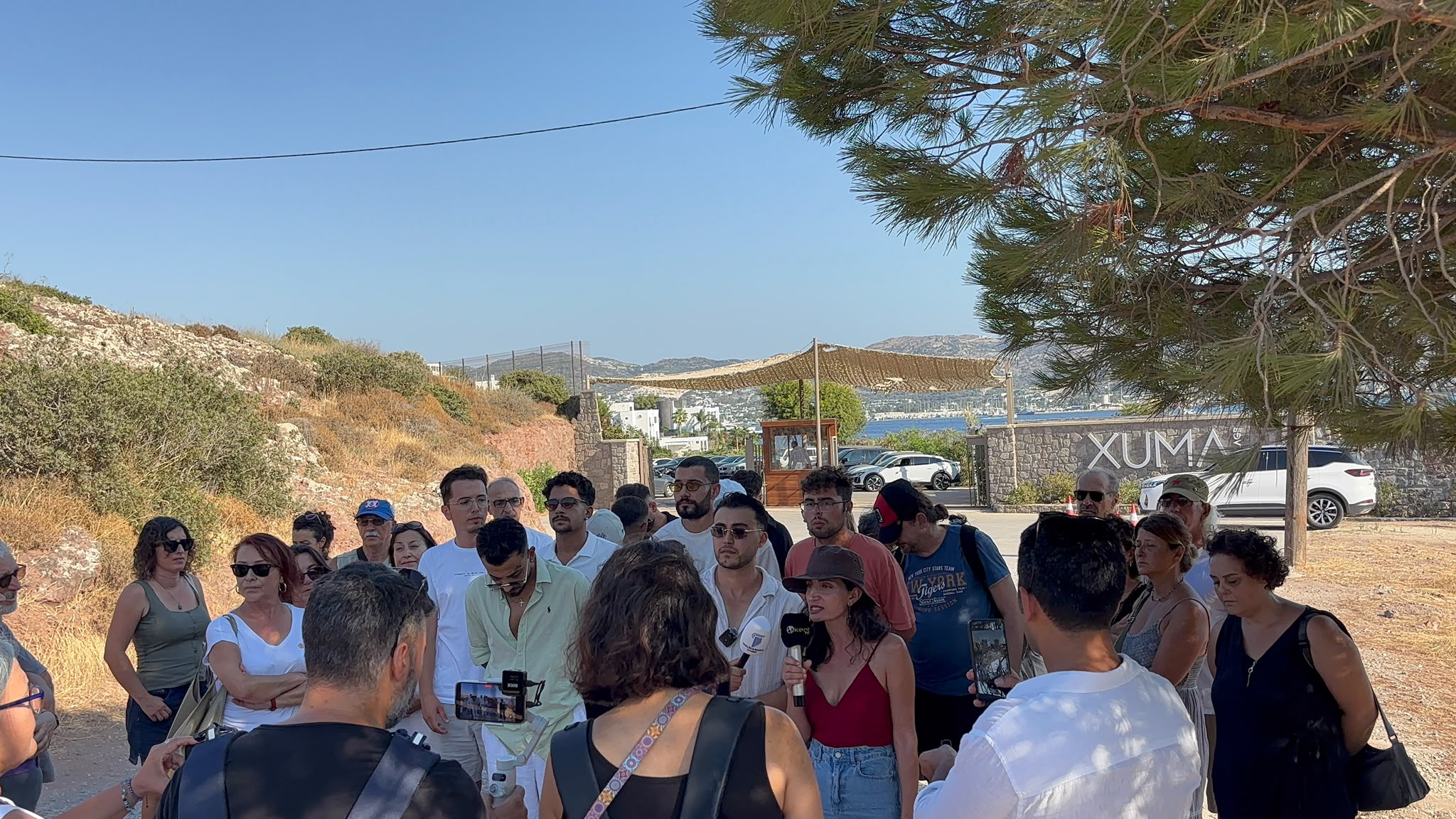 Bodrum’da Xuma Beach işçilerinden basın açıklaması: ‘Hakkımızı istiyoruz’
