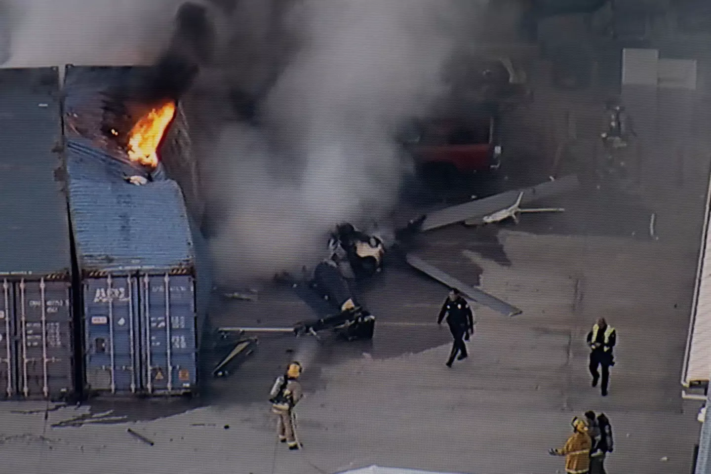 Los Angeles’ta NBC’nin haber helikopteri düştü: 3 kişi hayatını kaybetti