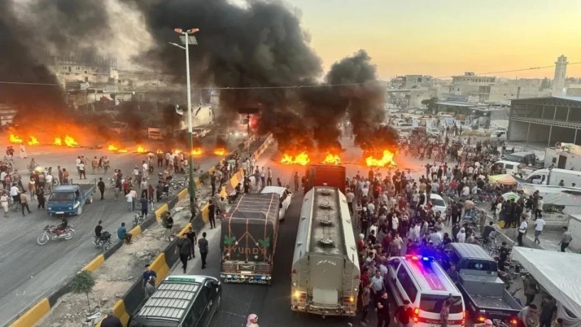 Suriye’de akaryakıt zammı protestoları: 8 kentte yollar kapatıldı