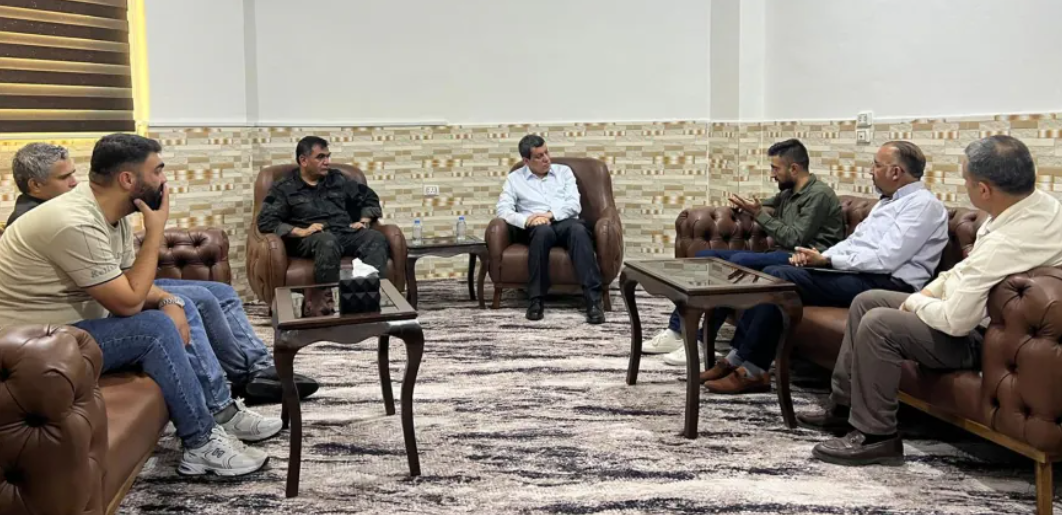 Mazlum Abdi Kobani’de sağlık çalışanlarıyla görüştü