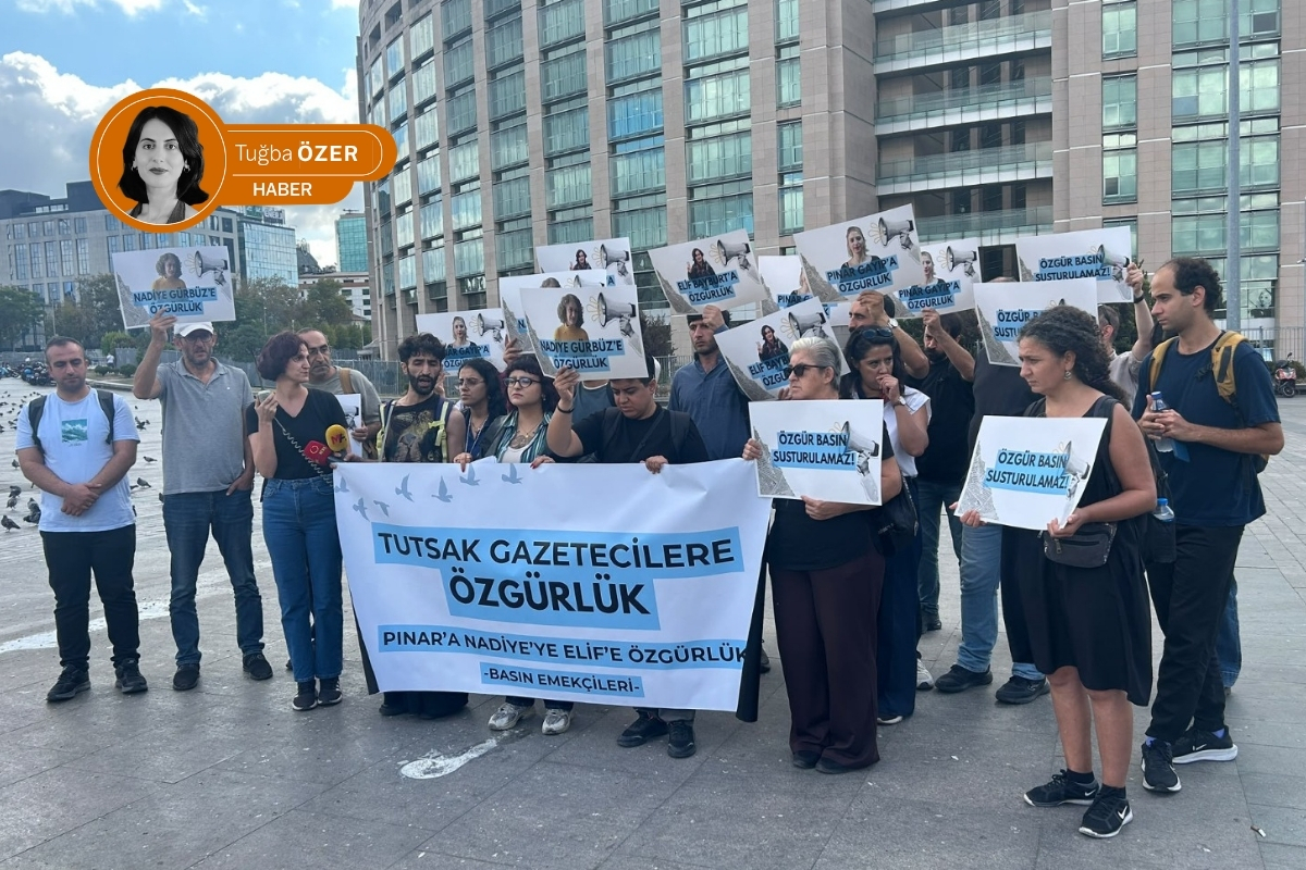 Gazetecilerin duruşması öncesi açıklama: ‘Pınar’a, Nadiye’ye, Elif’e özgürlük’