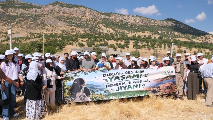 Lice’de GES’e tepki: ‘Projelerin hepsi doğamızı yok ederek hayata geçiriliyor’