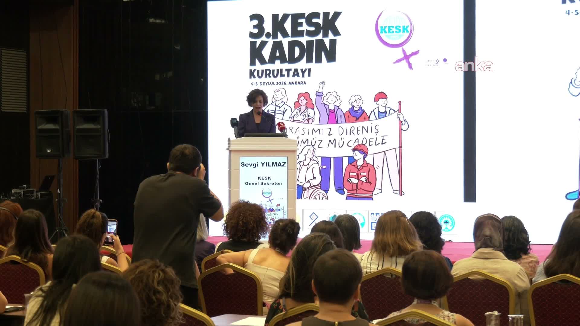 KESK Kadın Kurultayı başladı: ‘Üç gün boyunca hayatımızı nasıl kurtaracağımızı tartışacağız’