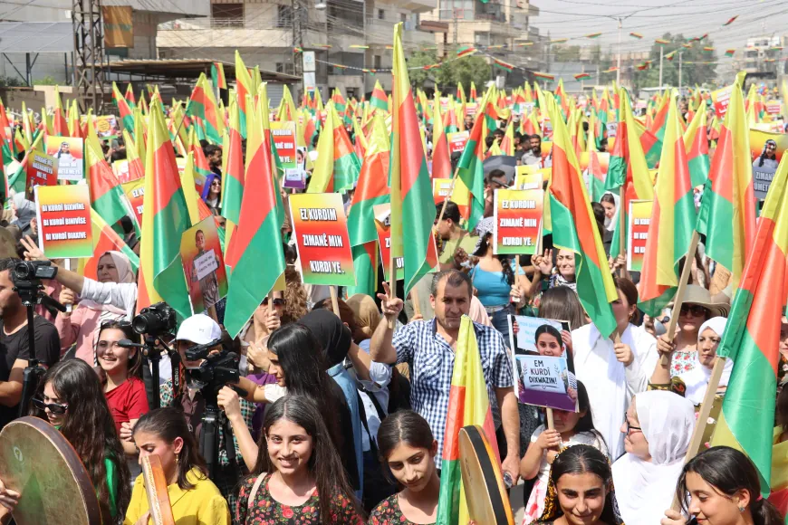 Kamışlo’da anadili protestosu: ‘Sadece Kürtçe dersi değil, anadilimizde eğitim istiyoruz’