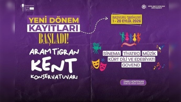 Diyarbakır’da ücretsiz sanat eğitimi: Aram Tigran Kent Konservatuvarı başvuru takvimi açıklandı