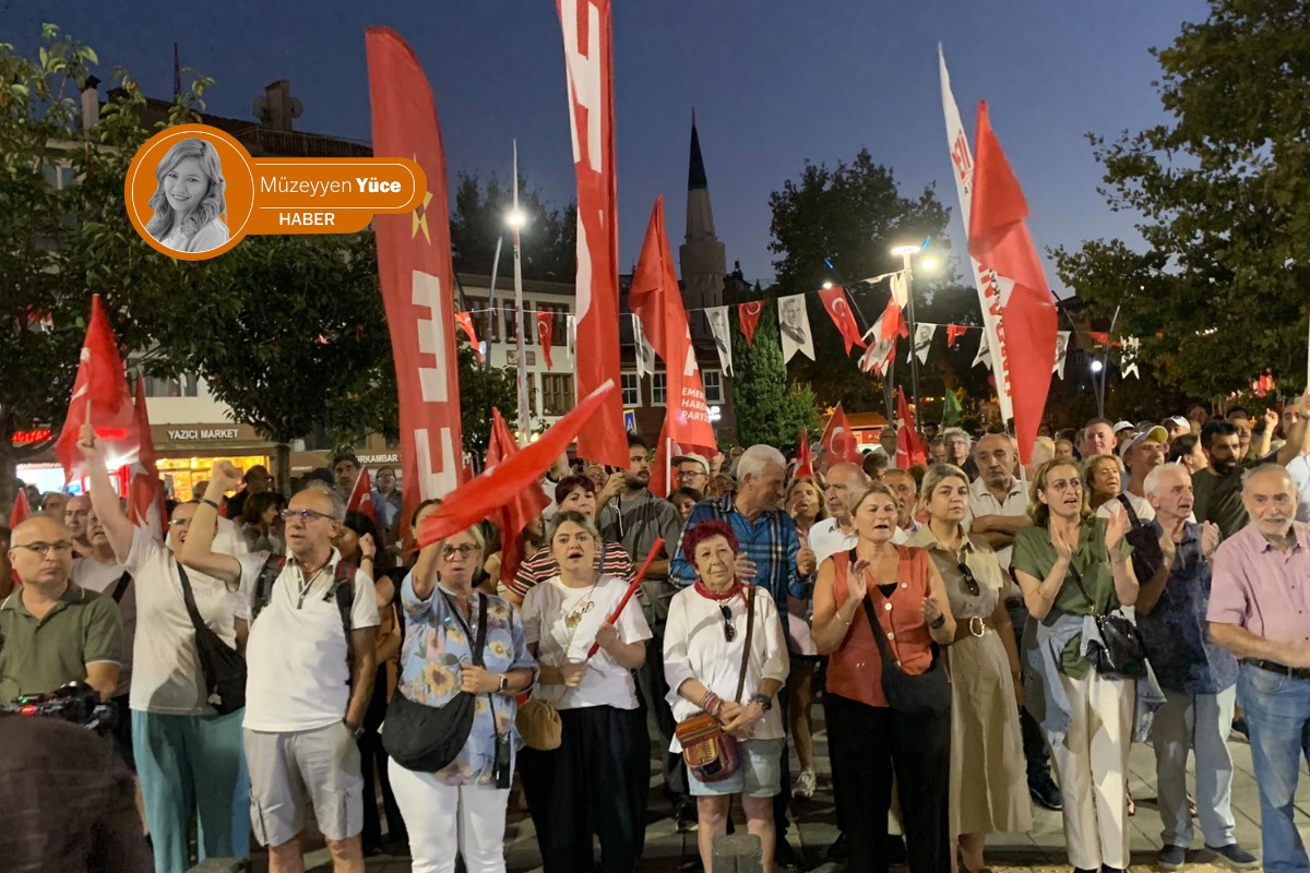 Üsküdar’da ‘irademize sahip çıkıyoruz’ eylemi