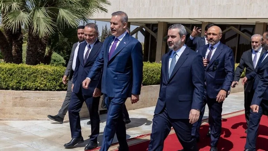 Hakan Fidan, Suriye’nin başkenti Şam’da