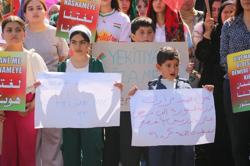 Rojava’da Kürtçe eğitim kısıtlamasına karşı eylemler sürüyor: Dêrik’te çadır, Girkê Legê’de okul boykotu