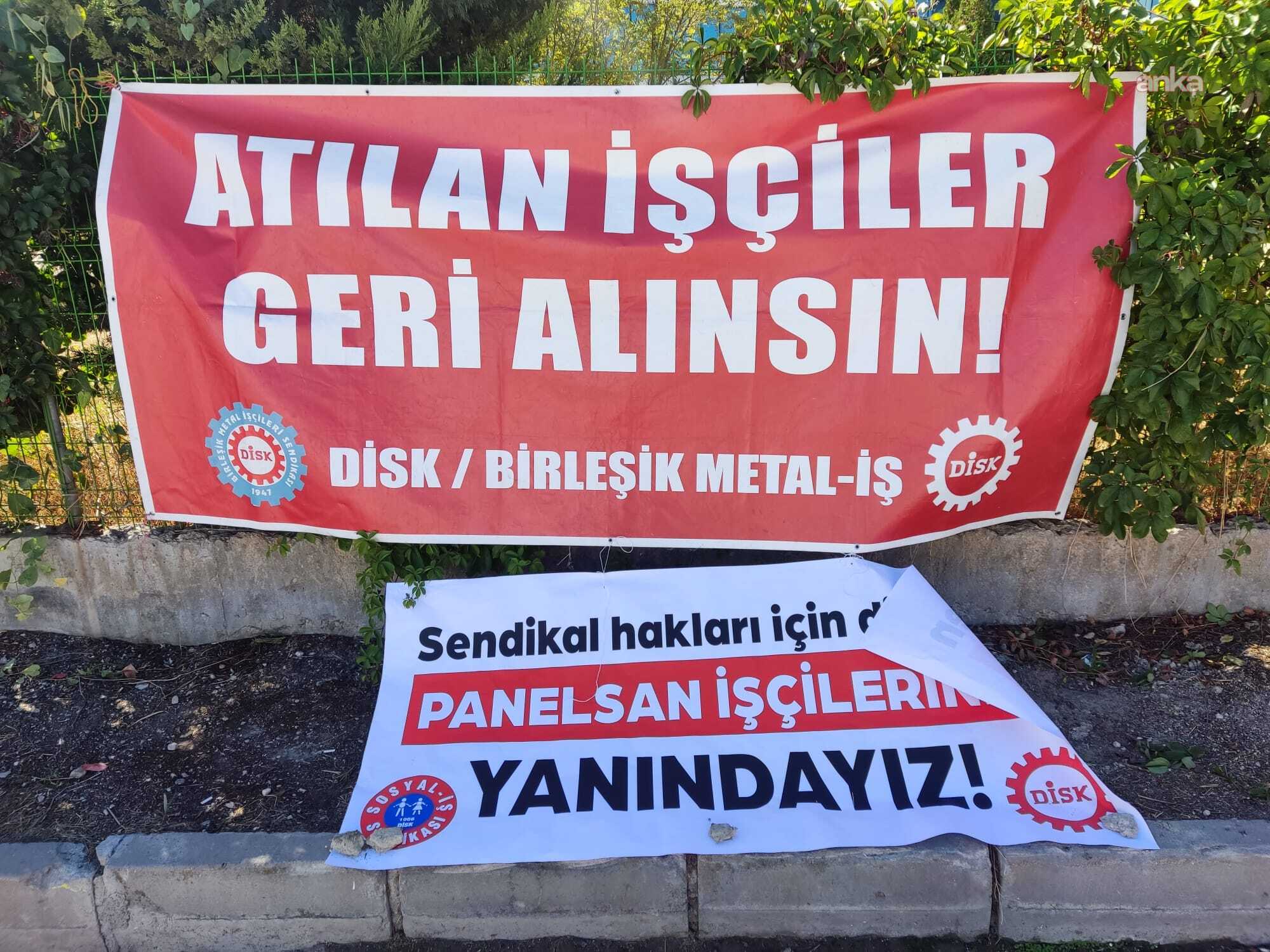 Polatlı’da Panelsan işçilerinin direnişi 53’üncü gününde: DİSK’e bağlı sendikalardan dayanışma ziyareti