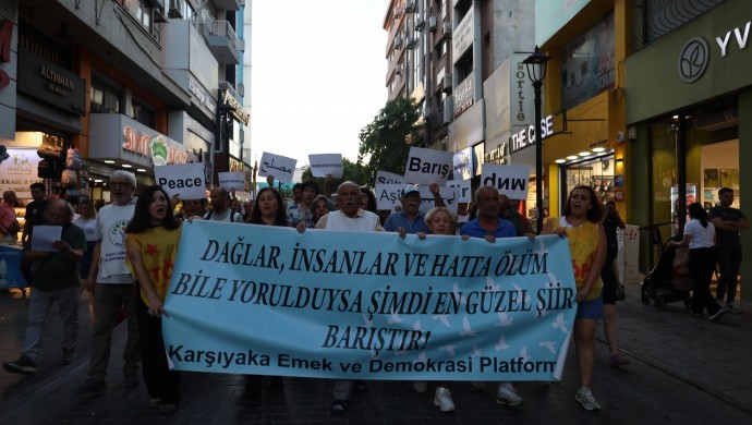 İzmir’de emek örgütlerinden çağrı: ‘Kalıcı barış demokratik adımlarla mümkün’