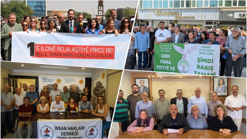 İl il 1 Eylül açıklamaları: ‘Barış silahların bırakılmasına indirgenemez’