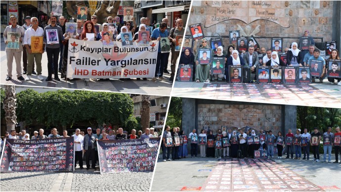 Kayıp yakınları 5 kentte adalet istedi
