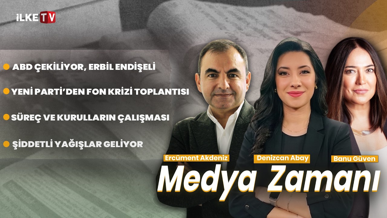 📹YP’den fon krizi toplantısı | ABD çekiliyor, Erbil endişeli #MedyaZamanı