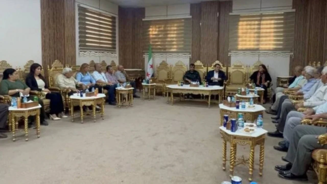 Mazlum Abdi, Kobani’de Kürt partilerinin temsilcileriyle görüştü