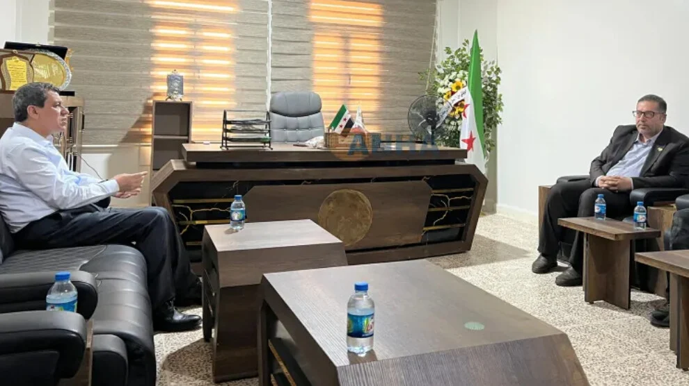 Mazlum Abdi, Kobani’deki cezaevi yangınını görüştü