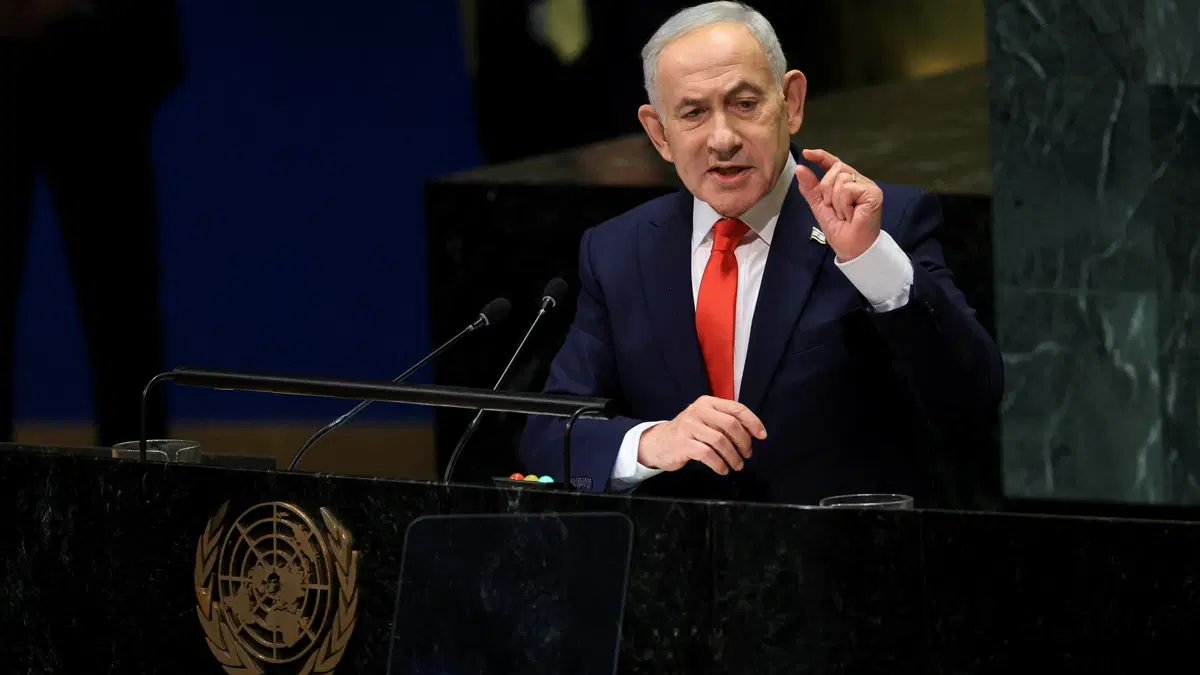 BM’de ‘boş salona’ konuşan Netanyahu Cumhurbaşkanı Erdoğan’ı hedef aldı