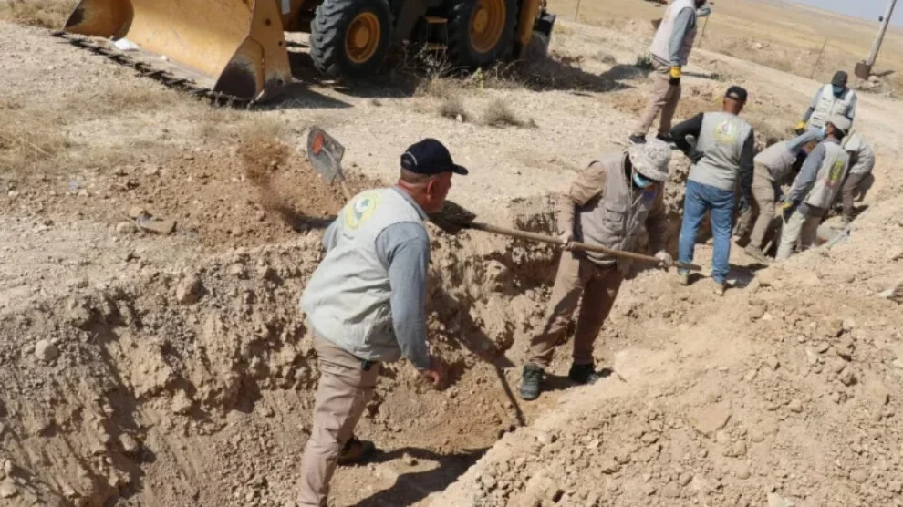 Şengal’de toplu mezarda kazı çalışmaları tamamlandı: Cenazeler DNA testi için Adli Tıp’ta