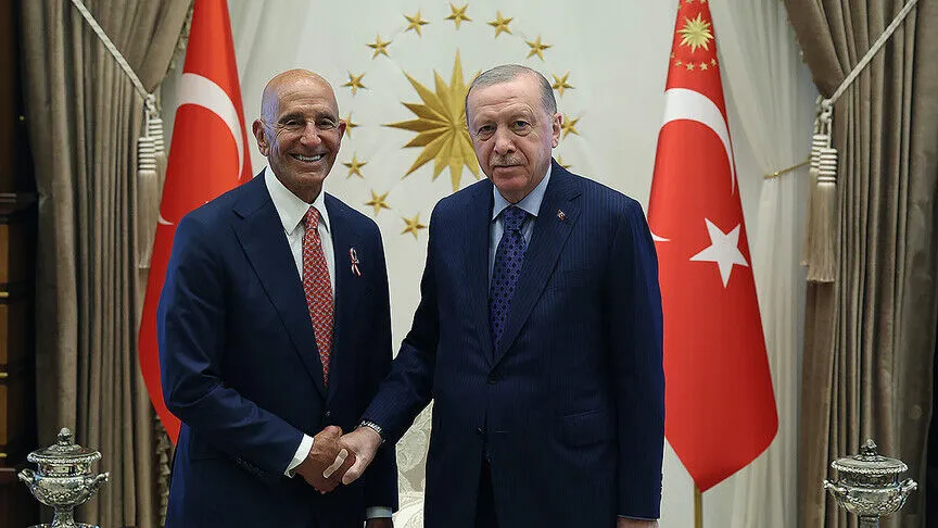 Cumhurbaşkanı Erdoğan, ABD’nin Ankara Büyükelçisi Barrack ile görüştü