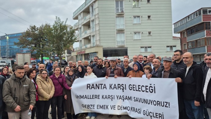Arslan Apartmanı önünde açıklama: ‘Rant değil yaşamı savunuyoruz’