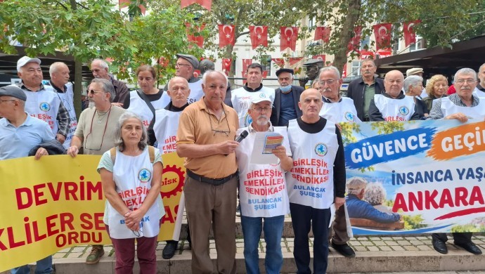 Emekliler hakları için Ankara’ya doğru yola çıktı: ‘Sadaka değil, hak istiyoruz’