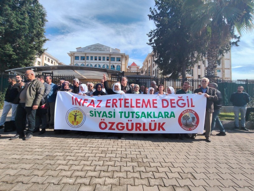 Antalya’da hasta tutuklular için çağrı: ‘Tedavi hakları güvence altına alınmalı’