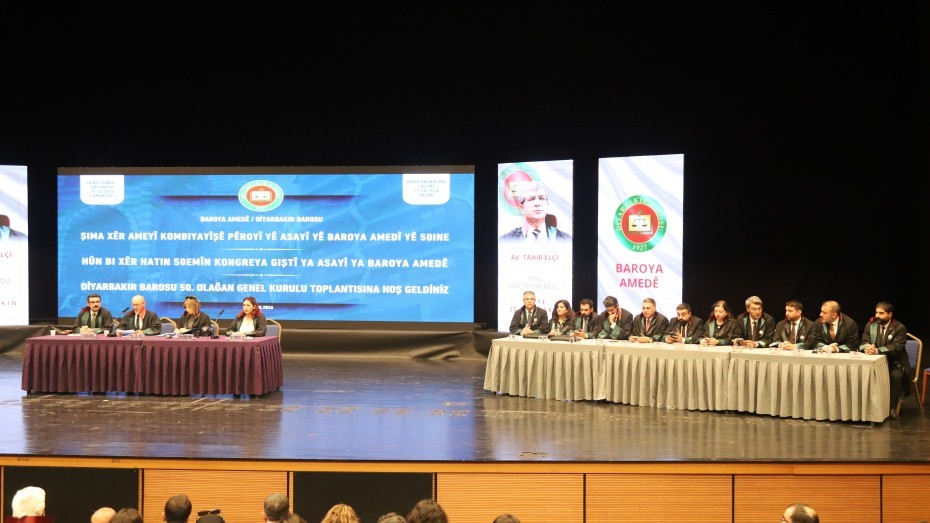 Diyarbakır Barosu 50’nci Genel Kurul toplantısı: ‘Kalıcı barış sadece silahların susmasıyla kurulmaz’