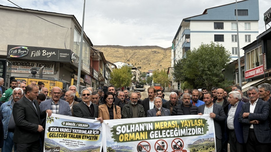 Solhan’da GES projelerine kitlesel eylem: ‘Toprağımıza dokundurtmayacağız’