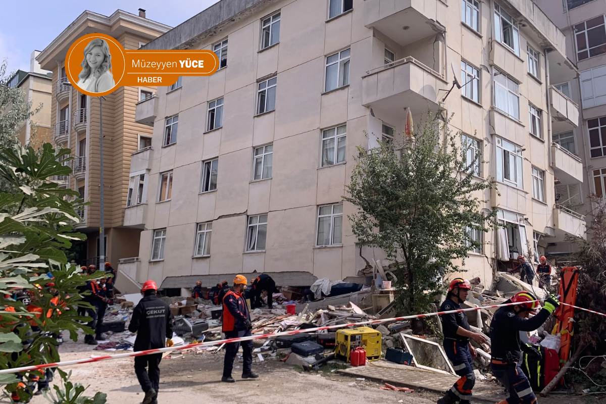 Maltepe’de çöken binada enkaz altındaki 3 kişi için çalışmalar sürüyor