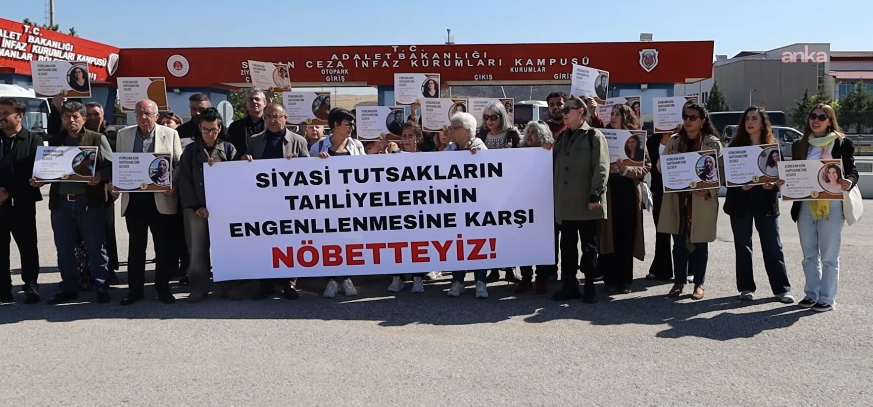 İGK kararlarıyla kadın siyasi tutukluların tahliyelerinin engellenmesine protesto