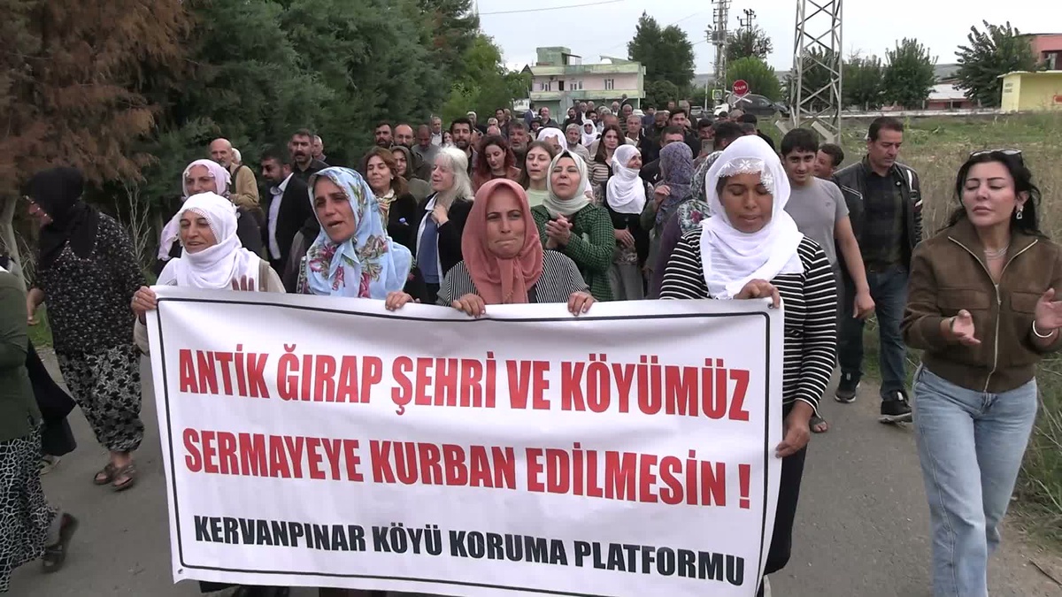 Sur’da GES eylemine karşı yürüyüş düzenlendi