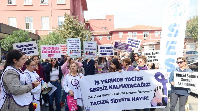 SES’ten Çapa’da tacize karşı tepki